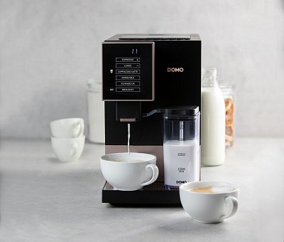Automatický Espresso kávovar - černo bronzový - DOMO DO743K
