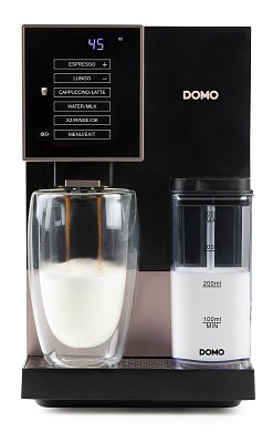 Automatický Espresso kávovar - černo bronzový - DOMO DO743K