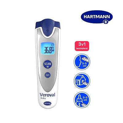 BABY BEZDOTYKOVÝ TEPLOM.STŘÍBRNÁ VEROVAL