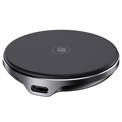 Bezdrátová nabíječka GoGEN MagSafe, Qi2, 15W - černá/šedá