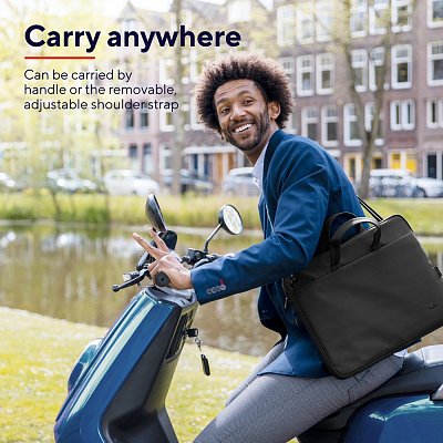 BOLOGNA LAPTOP BAG 16'' ECO BLACK TRUST