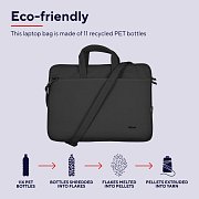 BOLOGNA LAPTOP BAG 16'' ECO BLACK TRUST