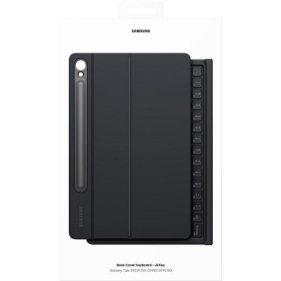Book Cover keyboard TabS9/S9FE/S10FE BLK
