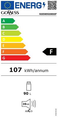 Chladnička 1dv. Goddess RSE085GS8SSF