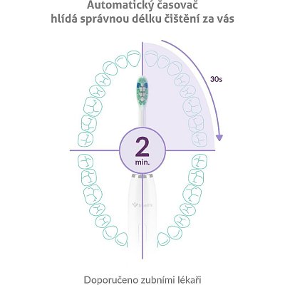 CLEAN30 SONICKÝ ZUBNÍ KARTÁČEK TRUELIFE