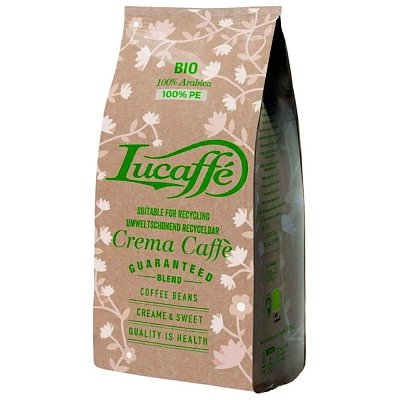 CREMA CAFFE BIO KÁVA ZRNO 500G LUCAFFE