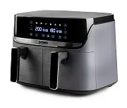 Dvojitá horkovzdušná fritéza 4+4 l - digitální - DOMO DO552FR