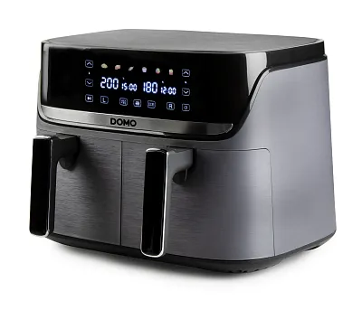 Dvojitá horkovzdušná fritéza 4+4 l - digitální - DOMO DO552FR