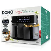 Dvojitá horkovzdušná fritéza 4+4 l - digitální - DOMO DO552FR