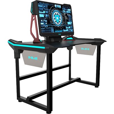 E-Blue Herní stůl EGT536BK RGB E-BLUE