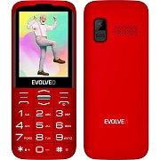 EasyPhone XO s nab.stoj. červený EVOLVEO