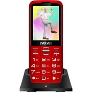 EasyPhone XO s nab.stoj. červený EVOLVEO