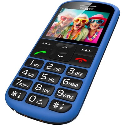 EasyPhone XS pro seniory modrý EVOLVEO