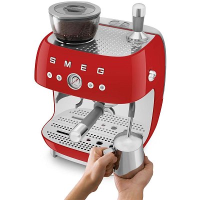 EGF03RDEU PÁKOVÉ ESPRESSO ČERVENÁ SMEG