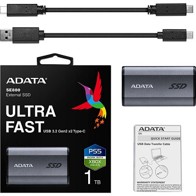 External SSD 1TB SE880 blue ADATA