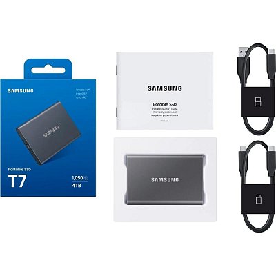 Externí SSD T7 4TB šedá SAMSUNG