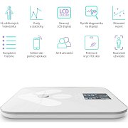 FITSCALE W7 BT WHITE FIT. VÁHA TRUELIFE