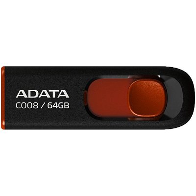 Flash Disk 64GB C008 Black ADATA
