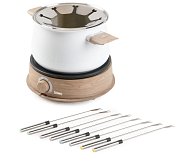 Fondue - bílý - dřevěný vzhled - DOMO DO736F