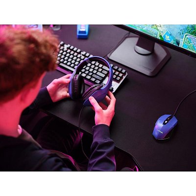 GXT 415B ZIROX wired hesdset Blue TRUST