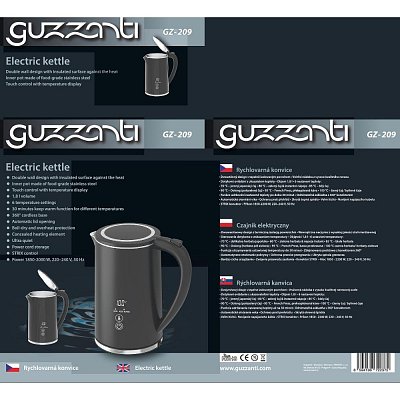 GZ 209 RYCHLOVARNÁ KONVICE GUZZANTI