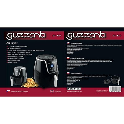 GZ 31D HORKOVZDUŠNÁ FRITÉZA GUZZANTI