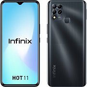 Hot 11 4/64 gsm tel. Polar Black INFINIX