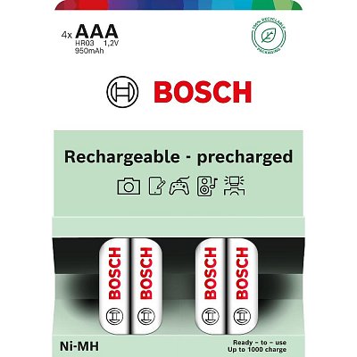 HR03B4P950/00 NiMh AAA 950mAh 4pa. BOSCH