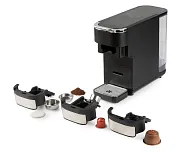 Kávovar 4v1 na pody i na kapsle - černý - DOMO DO748K