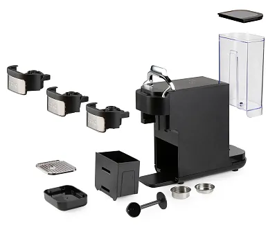 Kávovar 4v1 na pody i na kapsle - černý - DOMO DO748K