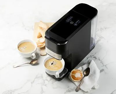 Kávovar 4v1 na pody i na kapsle - černý - DOMO DO748K