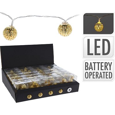 KOP05 Gir. zlaté kuličky 8LED WW Koopman