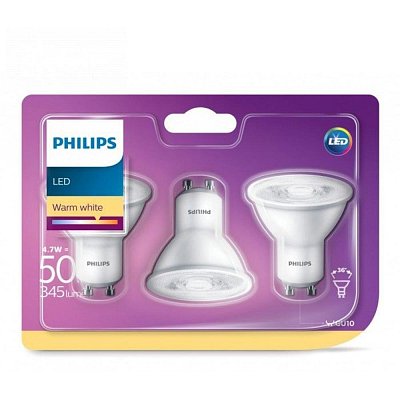 LED 50W GU10 230V 36D 3BC 2700K PHILIPS