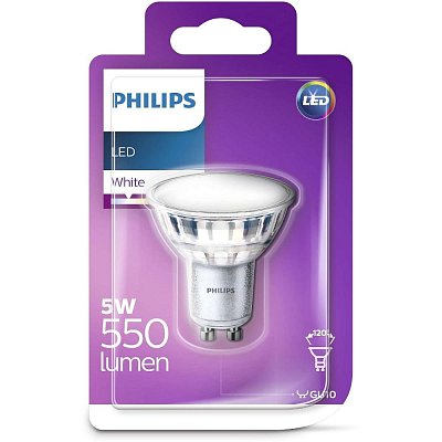 LED Classic 550lm GU10 WH 120D PHILIPS