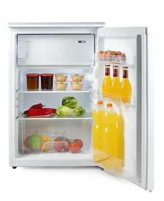 Lednice s mrazákem uvnitř - bílá - C - DOMO DO91127