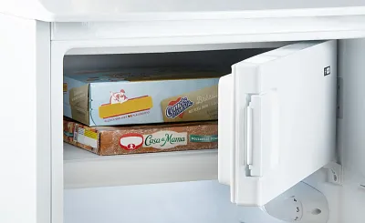 Lednice s mrazákem uvnitř - bílá - C - DOMO DO91127