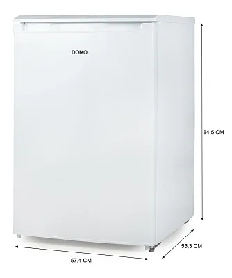 Lednice s mrazákem uvnitř - bílá - C - DOMO DO91127