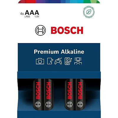 LR03PA4B/00 Prem. Alkal. AAA 4pack BOSCH