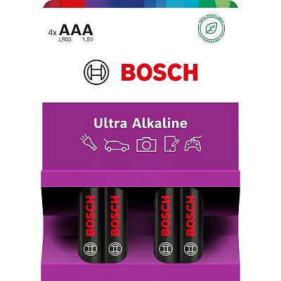 LR03UA4B/00 Ultra Alkal. AAA 4pack BOSCH