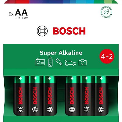 LR6SA6B/00 Super Alkal. AA 4+2pack BOSCH
