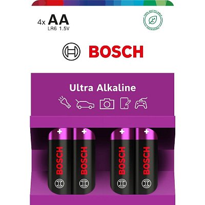 LR6UA4B/00 Ultra Alkaline AA 4pack BOSCH