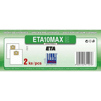MAX ETA 10 E SÁČKY ETA 2KS EKONOM. JOLLY