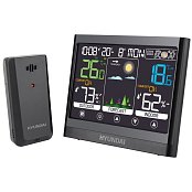 Meteostanice Hyundai WS 2450, černá