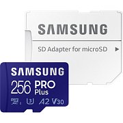 MicroSDXC 256GB PRO Plus+ SD adp SAMSUNG