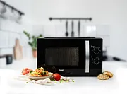 Mikrovlnná trouba - černá - DOMO DO23001