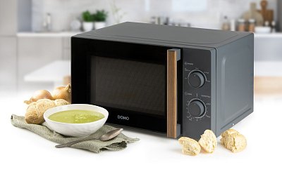 Mikrovlnná trouba - šedá - WOOD YOU - DOMO DO2920