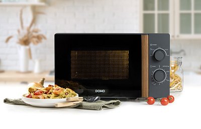 Mikrovlnná trouba - šedá - WOOD YOU - DOMO DO2920