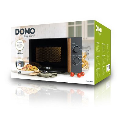 Mikrovlnná trouba - šedá - WOOD YOU - DOMO DO2920