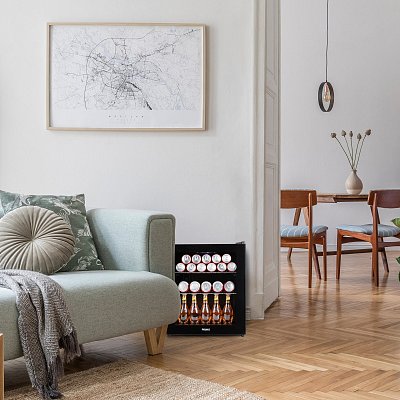 Mini chladnička nápojů - barová lednice - černá - PRIMO PR178BC