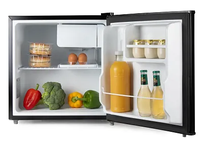 Mini lednice s mrazící přihrádkou - D - černá - DOMO DO91105